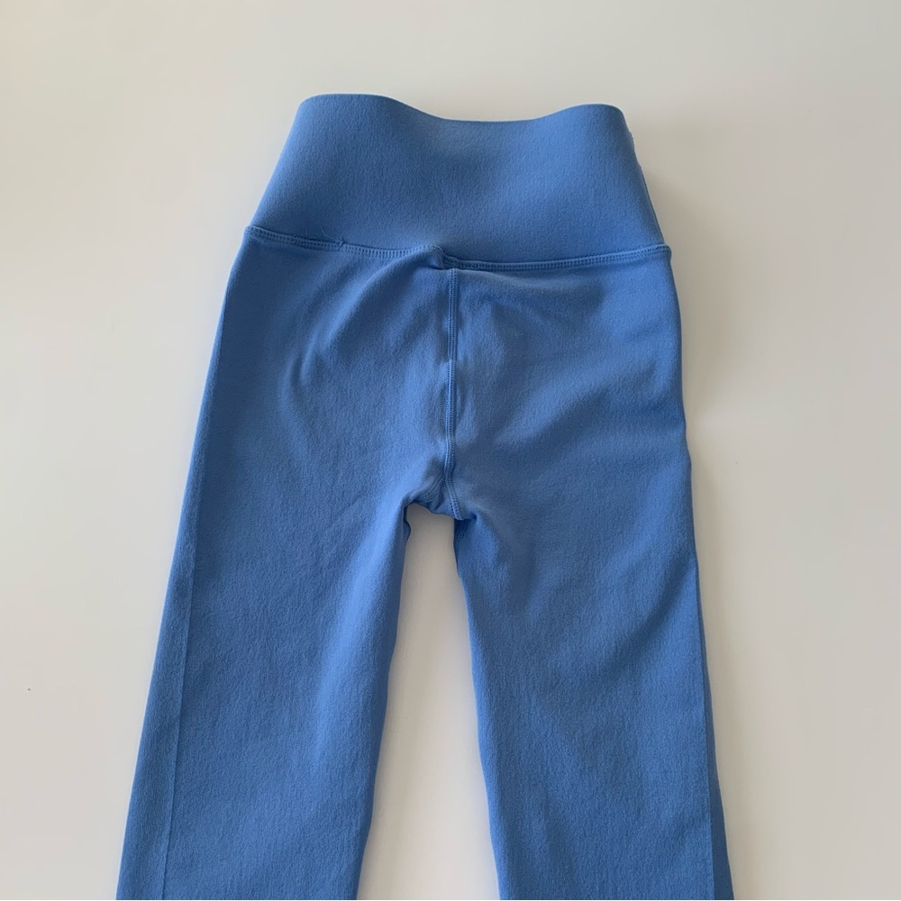 Fabletics Sculptknit custom length Blue High-Waisted Leggings - Picture 5 of 6